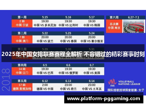 2025年中国女排联赛赛程全解析 不容错过的精彩赛事时刻