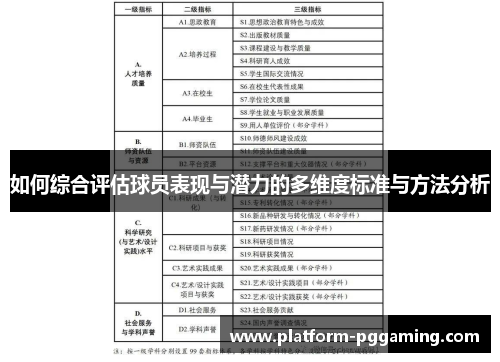 如何综合评估球员表现与潜力的多维度标准与方法分析